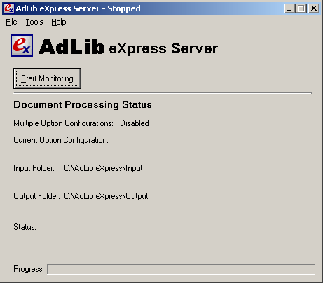 AdLib eXpress Server Professional Edition Screenshot